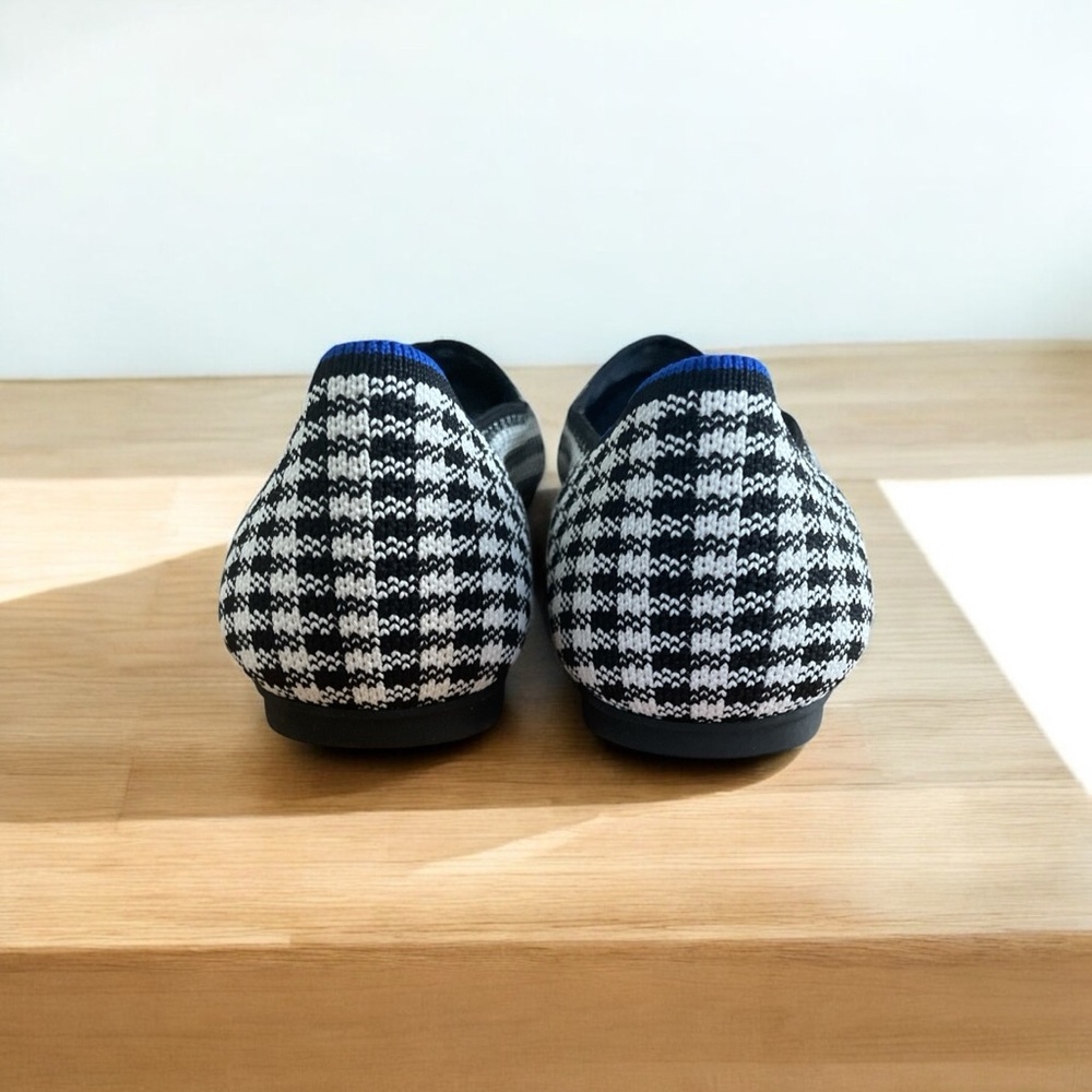 Rothy's Black and White Houndstooth Flats - Picture 3 of 4
